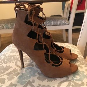 ALDO Brown Heels-Wms10